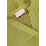 AI&KO Groene Jurk - V-hals en Driekwartmouwen