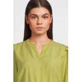 AI&KO Groene Jurk - V-hals en Driekwartmouwen