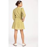 AI&KO Groene Jurk - V-hals en Driekwartmouwen