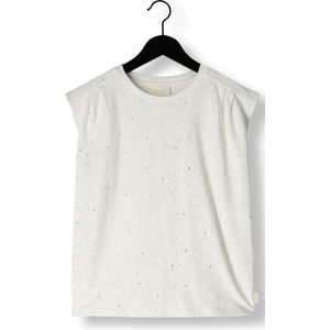 Ai&Ko Lucia Strass Co 112 G Tops & T-shirts Meisjes - Shirt - Gebroken wit - Maat 152