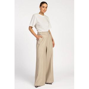 Aaiko - Nore Buttons R PES 345 - Broek - Taupe - Polyester