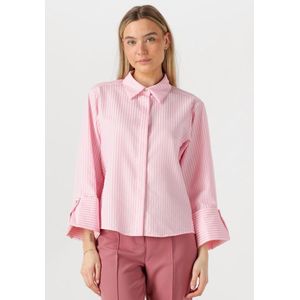 Aaiko Blouse Elda Stripe CO 516 - Lichtroze voor Dames