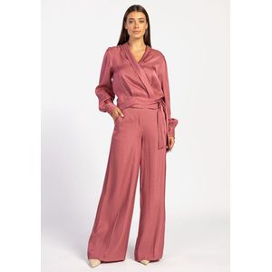 Aaiko, Broeken, Dames, Roze, XL, Rode stijlvolle damesbroek