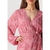 Aaiko - Eloise Chiffon Bloemenjurk - Roze - Dames
