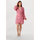 Aaiko - Eloise Chiffon Bloemenjurk - Roze - Dames