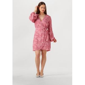 Aaiko - Eloise Chiffon Bloemenjurk - Roze - Dames