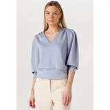 AAIKO - Adry Vis 436 - Sweater - Lichtblauw - Katoen