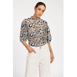 VANESSE Broek - CREAM - Hoge Taille - Wide-Leg Fit