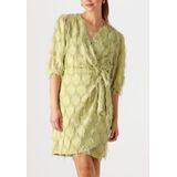 Aaiko - Florica Fringe PES 482 - Jurk - Groen