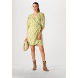 Aaiko - Florica Fringe PES 482 - Jurk - Groen