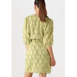 Aaiko - Florica Fringe PES 482 - Jurk - Groen