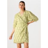 Aaiko - Florica Fringe PES 482 - Jurk - Groen