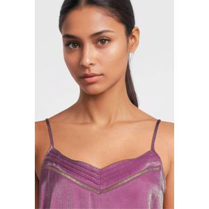 Aaiko Top zonder Mouw MAEVEN SHINE VIS - Paars
