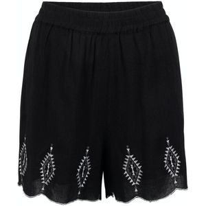 Aaiko - Mira CO 514 - Korte Broeken - Beige - 80% Rayon, 20% Linnen