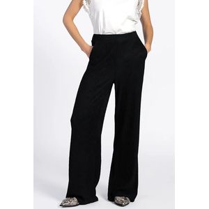 AAIKO - RAMONA STRUCTURE - Pantalon - Zwart - PES