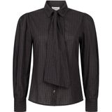 Janesse - Blouse - Pinecone - Katoenblend - Ruitpatroon - Gepofte Schouders