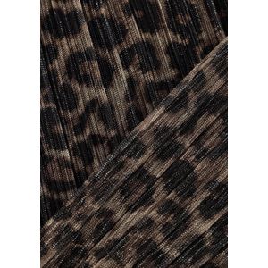 AI&KO Blouse lange mouw bruin (Maat: 164) - Halslijn: Opstaande kraag,