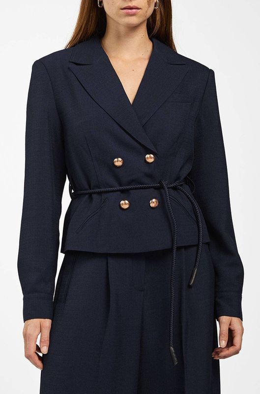 Aaiko - Regular Blazer - Donkerblauw