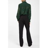 Aaiko - PHILIPPA - Flared High Waist Pantalon - Zwart