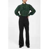 Aaiko - PHILIPPA - Flared High Waist Pantalon - Zwart