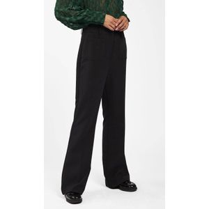 Aaiko - PHILIPPA - Flared High Waist Pantalon - Zwart