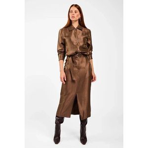 Aaiko - Blazer Ravi - Bruin - Dames Tussenjas