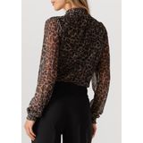 Aaiko - Longsleeve Tory Animal - Zwart - Dames