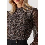Aaiko - Longsleeve Tory Animal - Zwart - Dames