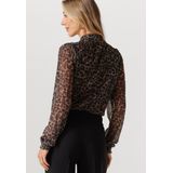 Aaiko - Longsleeve Tory Animal - Zwart - Dames