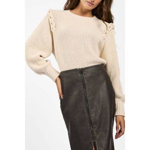 Aaiko - VEERLE - Pullover - Ecru - Gebreid - Wol