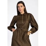 Aaiko - Semira - A-lijn Jurk - Laurel Leaf