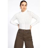 Aaiko - Vida - Sweater - CREAM3 - Aangesloten Silhouet