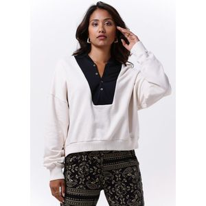 10DAYS Buttoned Bib Sweater Truien & vesten Dames - Sweater - Hoodie - Vest- Beige