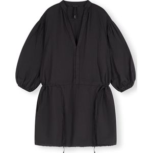 10Days - Tunic Dress Waffle - Tuniekjurk - Zwart