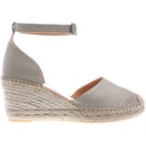 Via Vai - Flora Braid - Espadrilles - Grijs - Leer