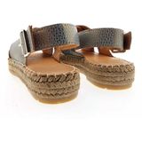 Via Vai - Mondi Isabella - Sandalen - Grijs - Leer