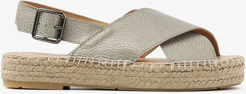 Via Vai - Mondi Isabella - Sandalen - Grijs - Leer