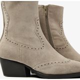 Via Vai - Do Aiden - Enkellaarsjes - Grijs - Suède