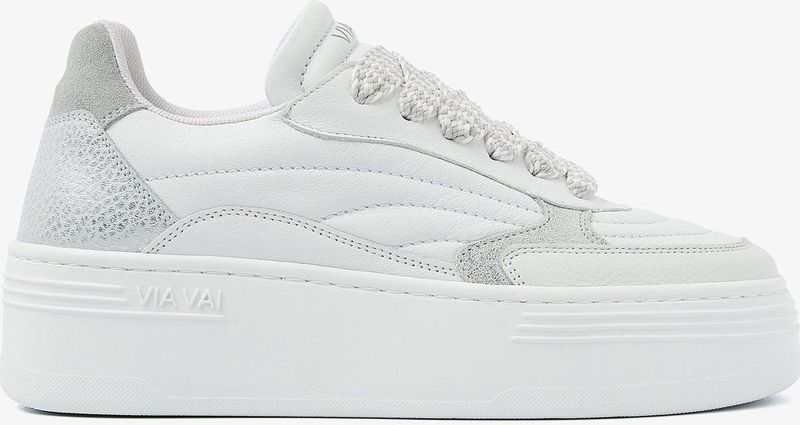 Via Vai - Isa Josie Sneakers - Veelkleurig - Leer - Lichtgewicht Plateauzool
