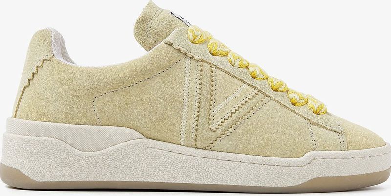 VIA VAI Sam Kyli Sneakers - Geel - Suède - Retro Style