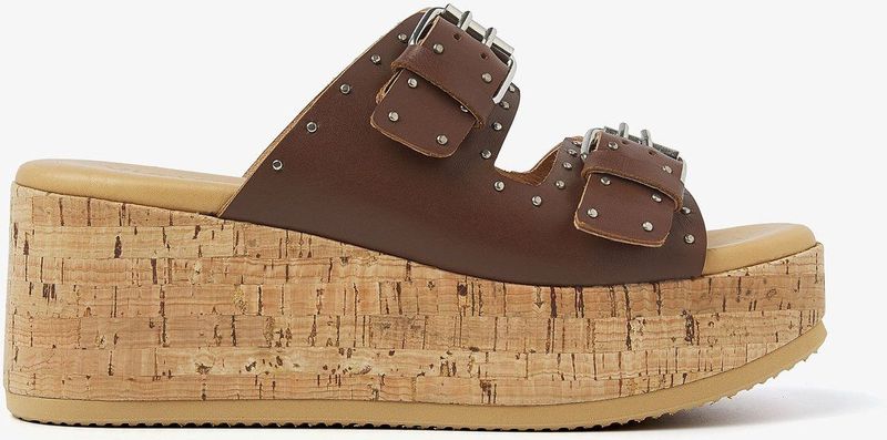 Via Vai - Sissel Mira - Schoenen - Bruin - Leer