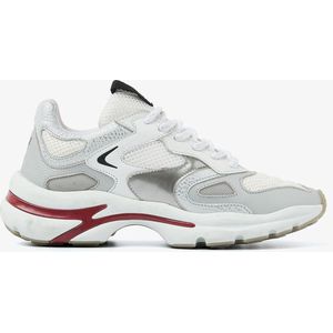 VIA VAI - Vesper Due - Sneakers - Grijs - Leer en Mesh - Chunky Zool