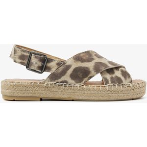 VIA VAI Mondi Isabella Espadrilles Dames - Luipaardprint