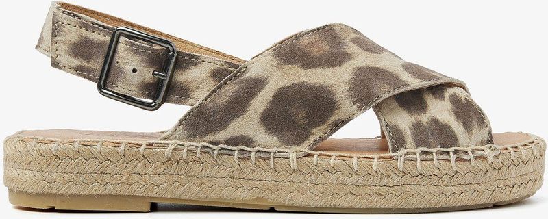 VIA VAI Mondi Isabella Espadrilles Dames - Luipaardprint