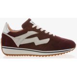 Mikki Alex - Sneakers - Bordeaux - Leer/Suède
