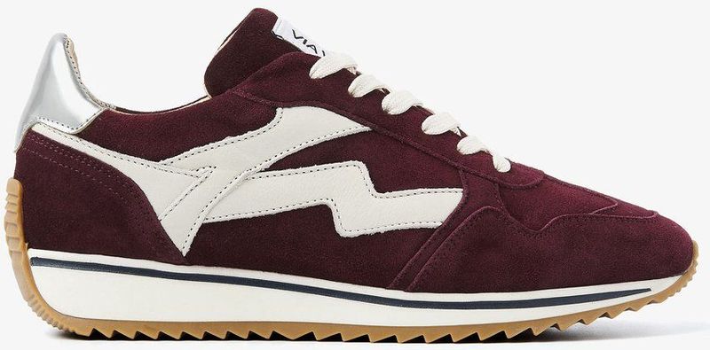 Mikki Alex - Sneakers - Bordeaux - Leer/Suède
