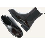 Via Vai - Lucia Gina - Chelsea Boots - Bruin - Leer