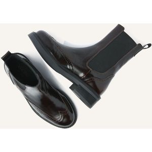 Via Vai - Lucia Gina - Chelsea Boots - Bruin - Leer