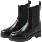 Via Vai - Lucia Gina - Chelsea Boots - Bruin - Leer