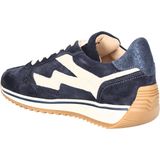 VIA VAI - Mikki Alex 62230 - Retro Sneaker - Blauw - Suede